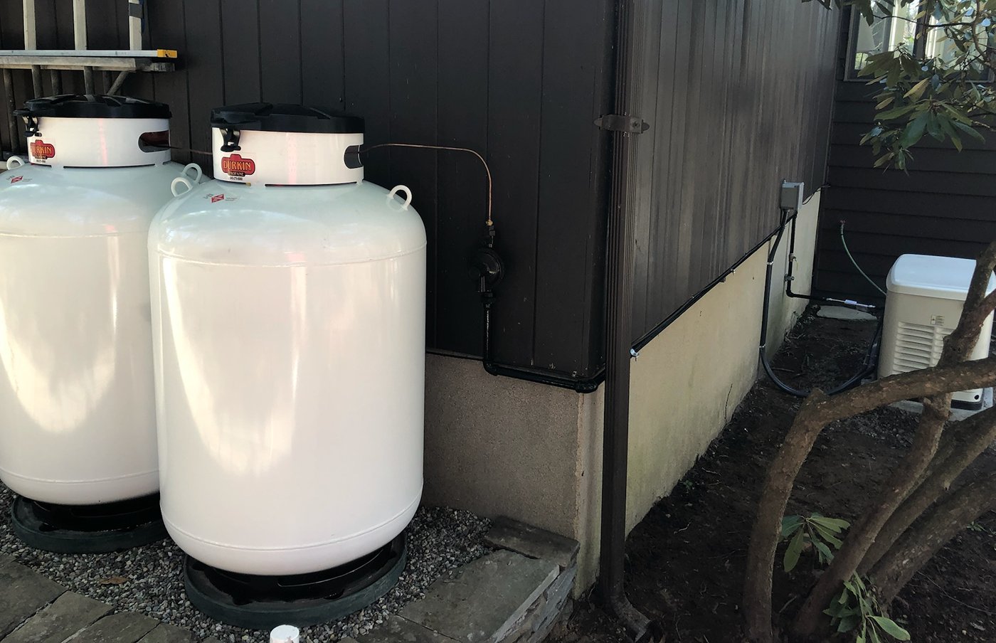 Propane Tanks Installed by Durkin Propane