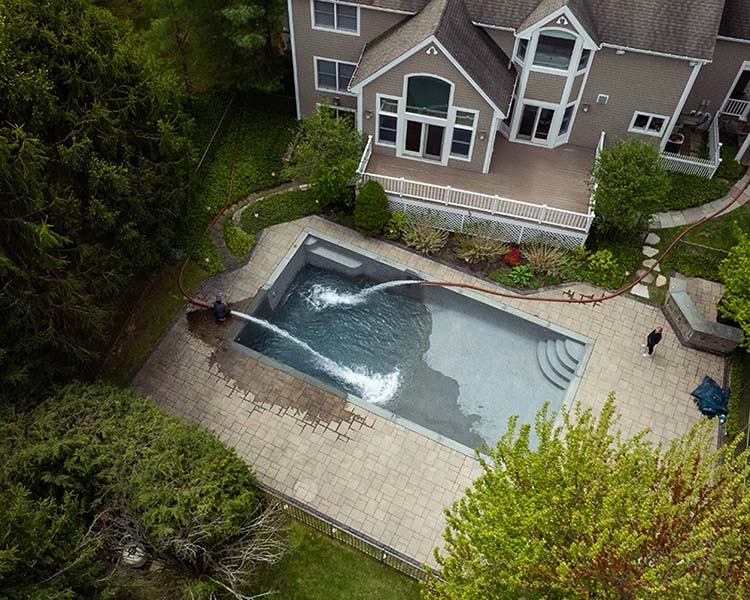 durkin pool water delivery drone